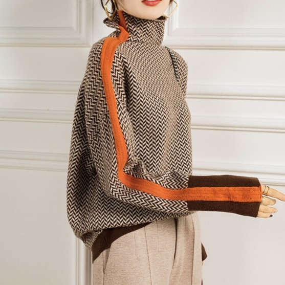 Emmeline™ | Striped Jumper Orange / S