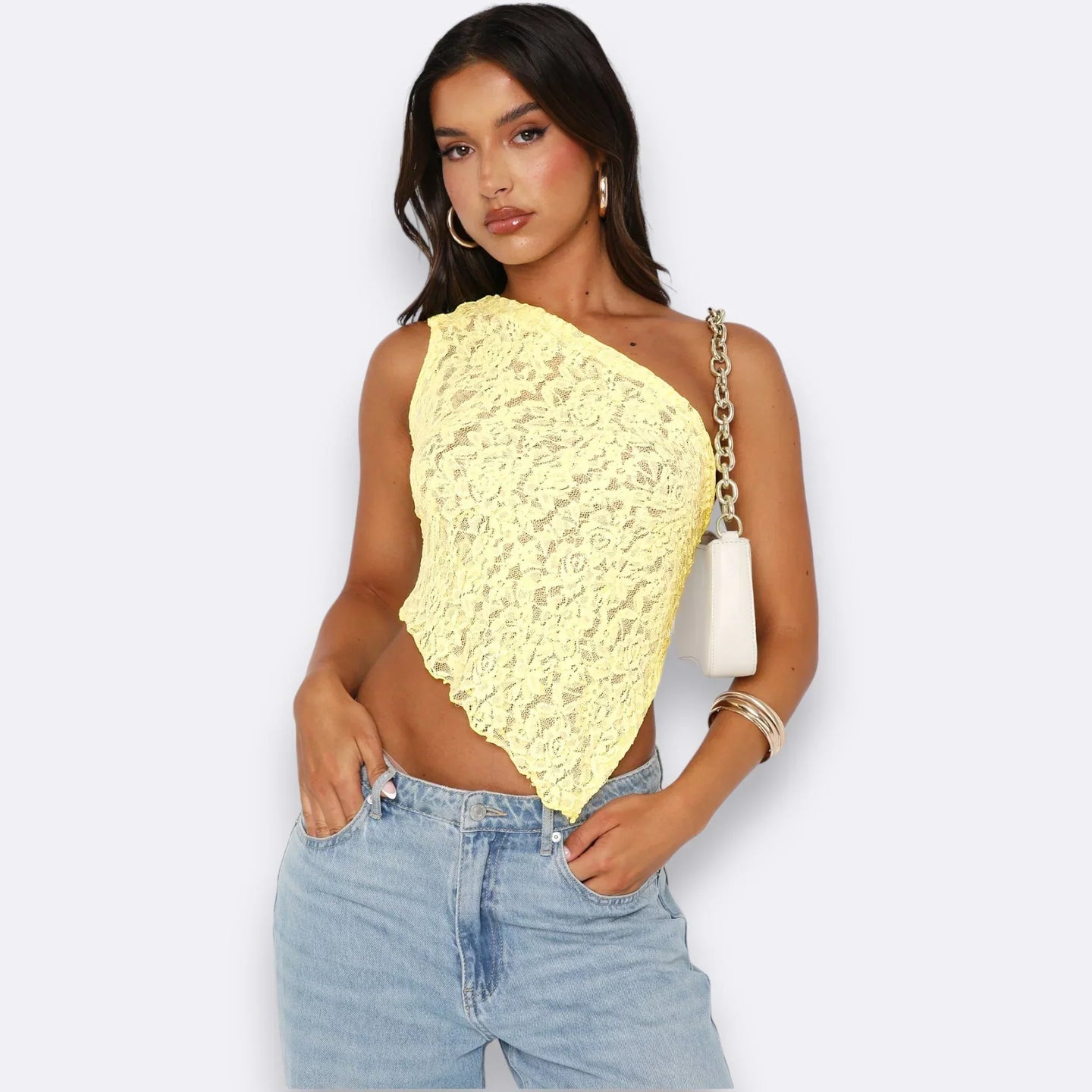 Amelia | Summer Top Yellow / S