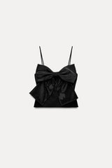 Sophie™ | Glittering Bow Crop Top