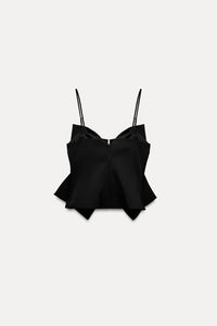 Sophie™ | Glittering Bow Crop Top