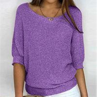 Holly - Stylish Sweater Purple / S