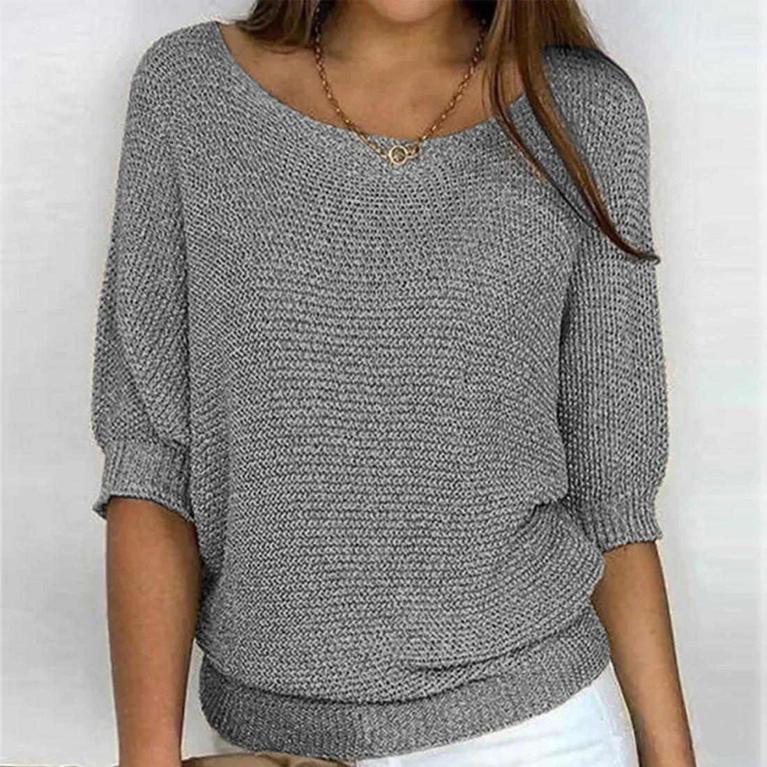 Holly - Stylish Sweater Grey / S