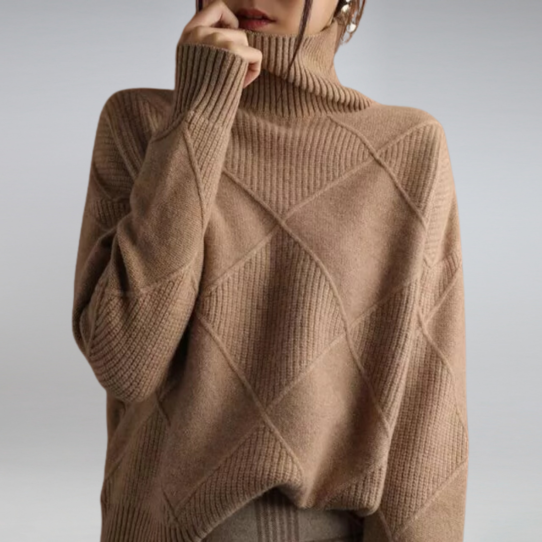 Amalia | Soft Cashmere Sweater S / Brown