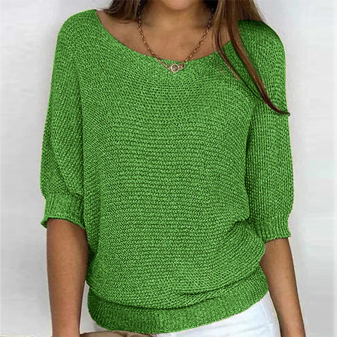 Holly - Stylish Sweater Green / S