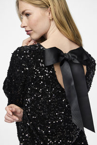 Elsie | Sparkle Dress Black / S Elsa Glitter Jurk