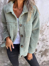 Lottie™ | Short Reversible Wool Jacket Green / S