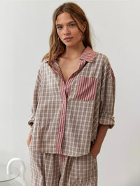 Rosie | Relaxed Plaid Pajama Set