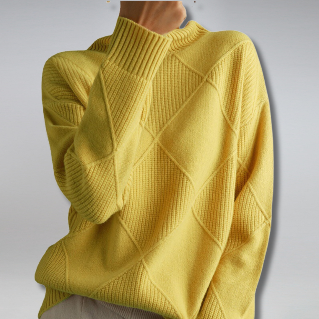 Amalia | Soft Cashmere Sweater S / Yellow