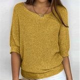 Holly - Stylish Sweater Yellow / S