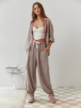 Rosie | Relaxed Plaid Pajama Set