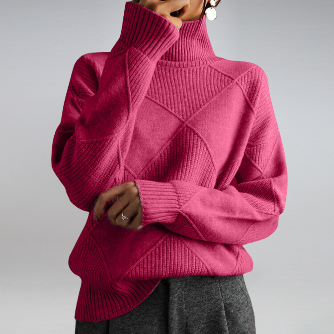 Amalia | Soft Cashmere Sweater S / Pink