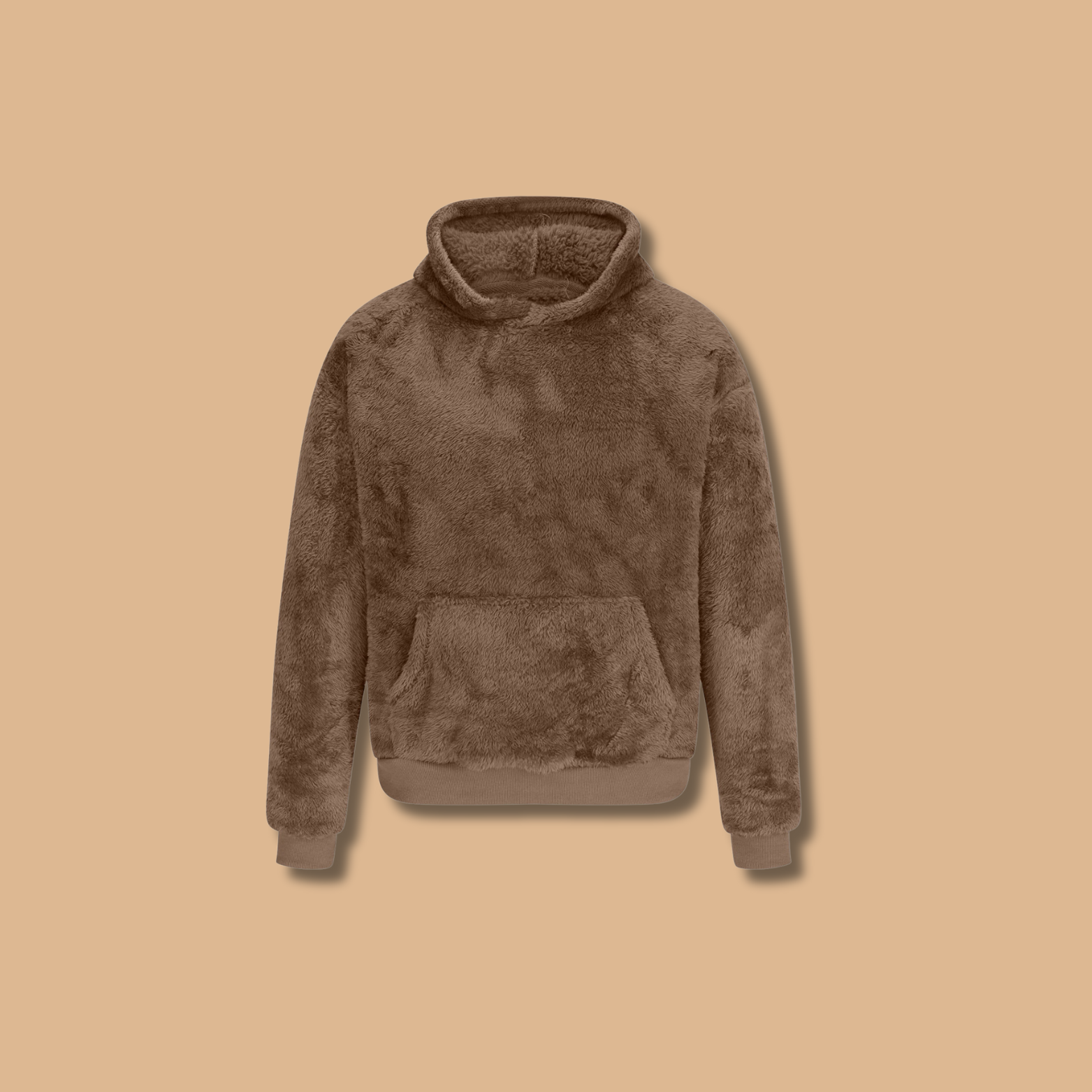 Cozy | Fleece Hoodie Brown / S