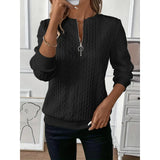 Megan | Stylish Knitted Sweater Black / S