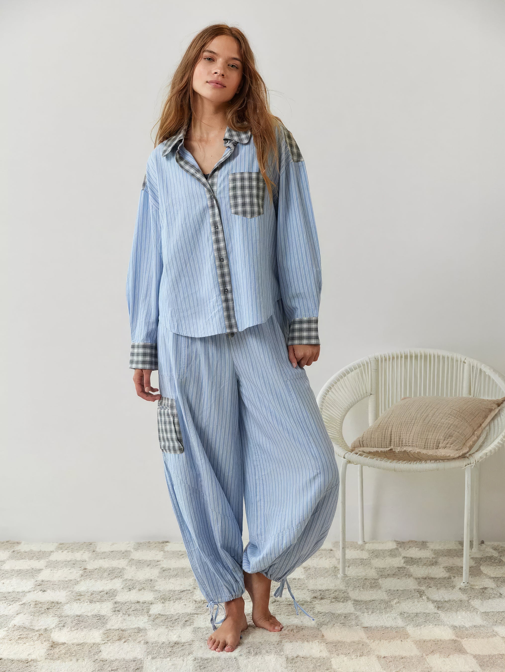 Rosie | Relaxed Plaid Pajama Set