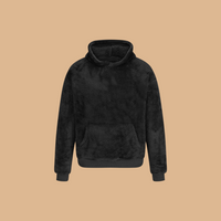 Cozy | Fleece Hoodie Black / S