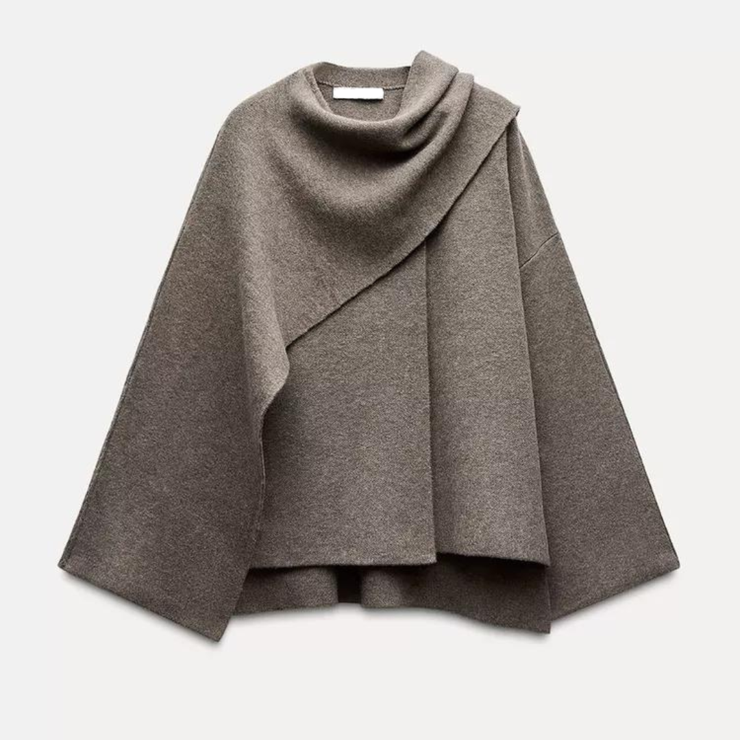 Maisie | Viral Cape Mantel Brown / S