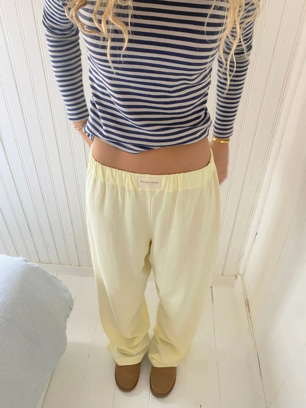 Alice | Comfortable Lounge Pants Yellow / Xs