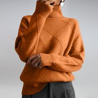 Amalia | Soft Cashmere Sweater S / Orange