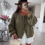 Ella | Knitwear Cardigan Green / S