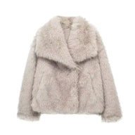 Grace | Fur Coat Beige / Xs Dames Jas