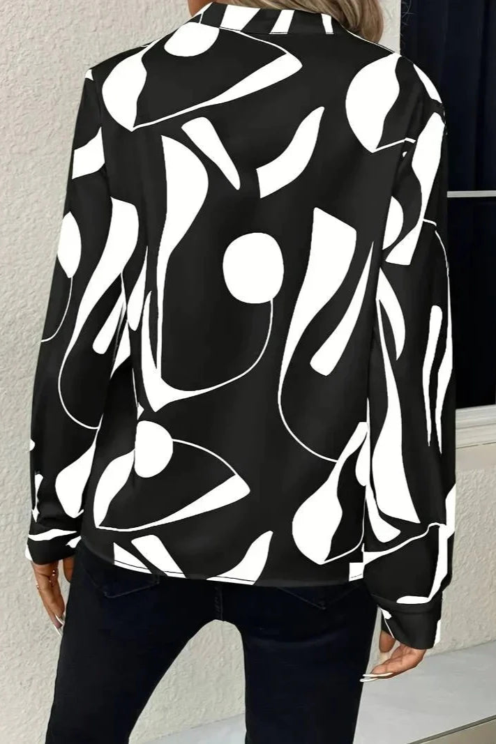 Martha | Abstract Printed Blouse