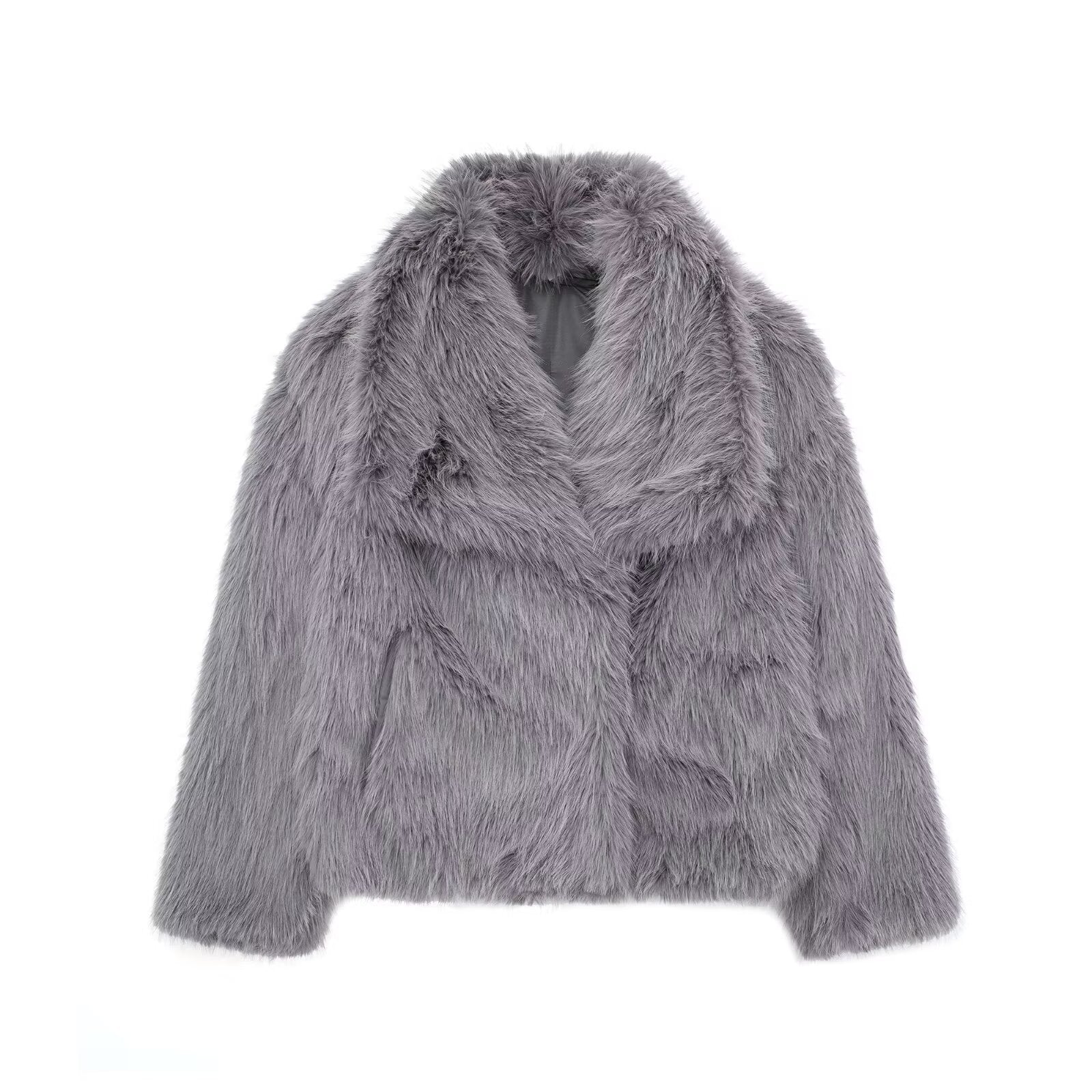 Grace | Fur Coat Grey / Xs Dames Jas