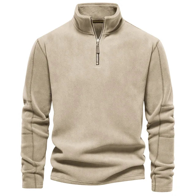 Liam | Half-Zip Jumper Khaki / S