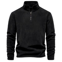 Liam | Half-Zip Jumper Black / S