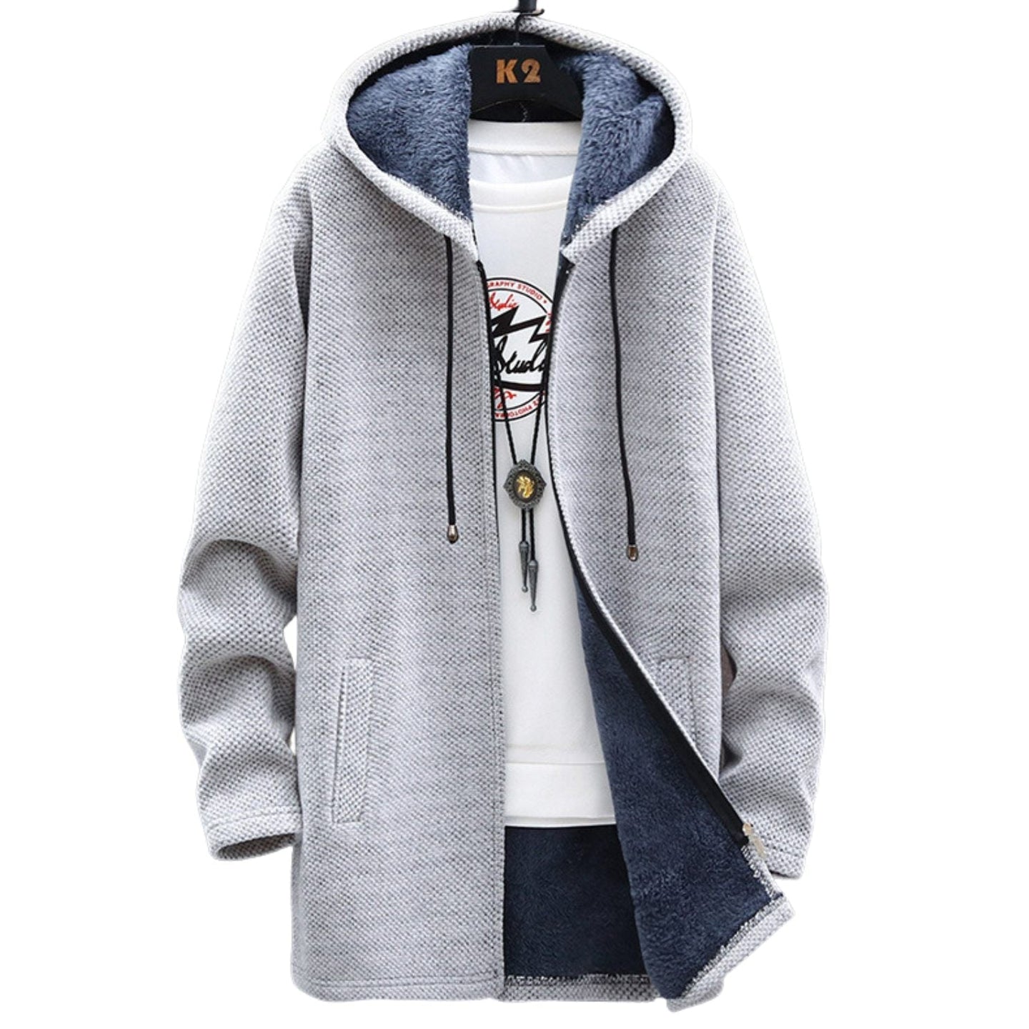 Sophie | Stylish Hooded Jacket For Women Light Grey / S