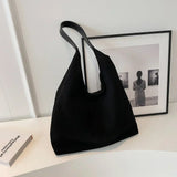 Jady | Suede Tote Bag Black