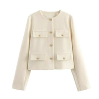 Nona™ | Cropped Trenchcoat Beige / Xs