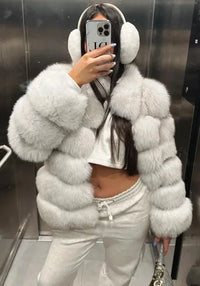 Chloe | Faux Fur Coat White / S Womens > Coats & Jackets