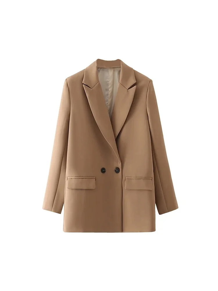 Elena | Elegant Blazer Camel / S 1