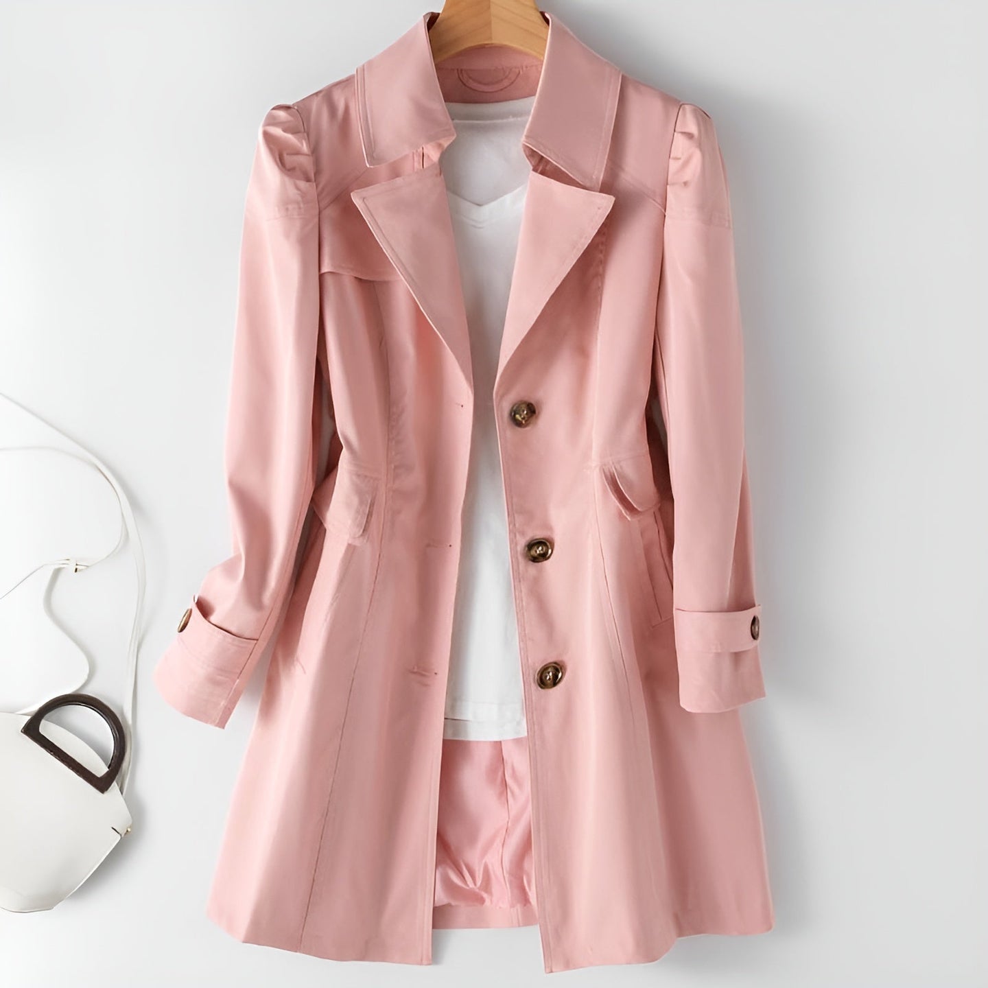 Ava | Timeless Trench Coat Pink / S Trenchcoat