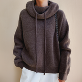 Olivia | Cozy Hooded Knit Brown / S New Arrivals