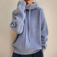 Olivia | Cozy Hooded Knit Blue / S New Arrivals