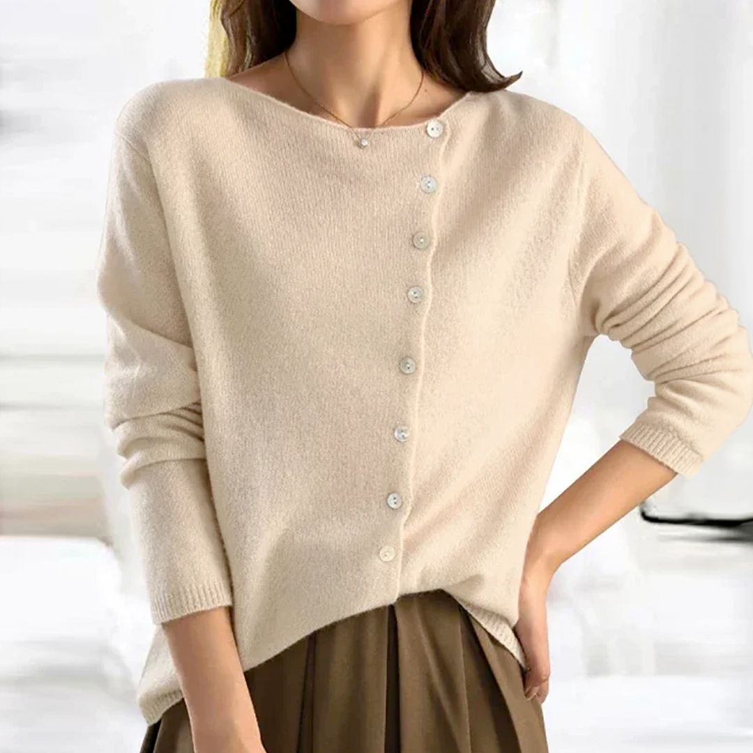 Nina | Elegant Cardigan Beige / S