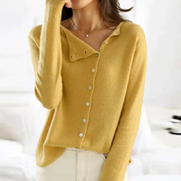 Nina | Elegant Cardigan Yellow / S