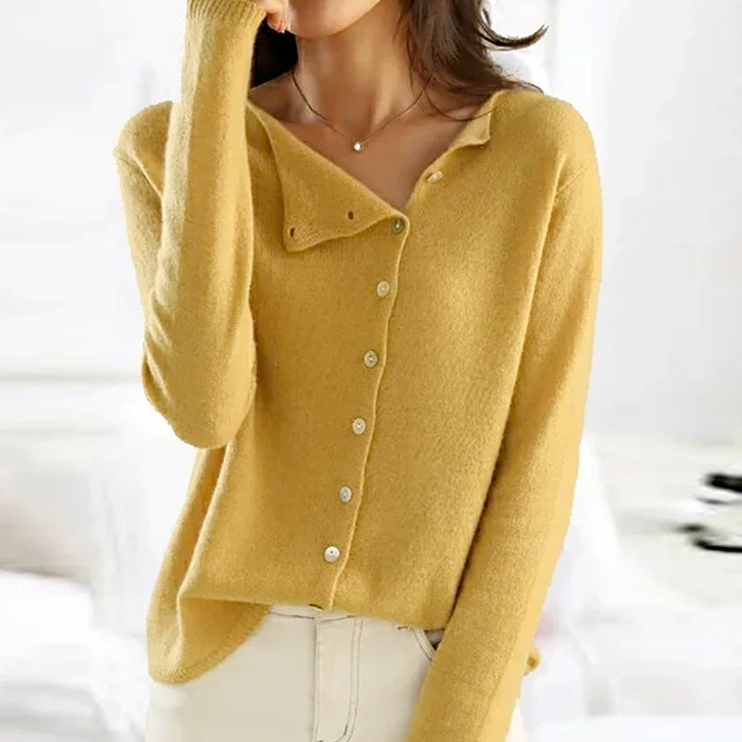 Nina | Elegant Cardigan Yellow / S