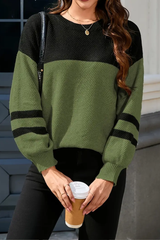 Margot | Colour Block Knitted Jumper