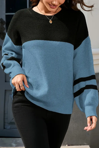 Margot | Colour Block Knitted Jumper