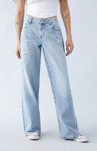 Florence™ | The Baggy Jeans With Bow Xs