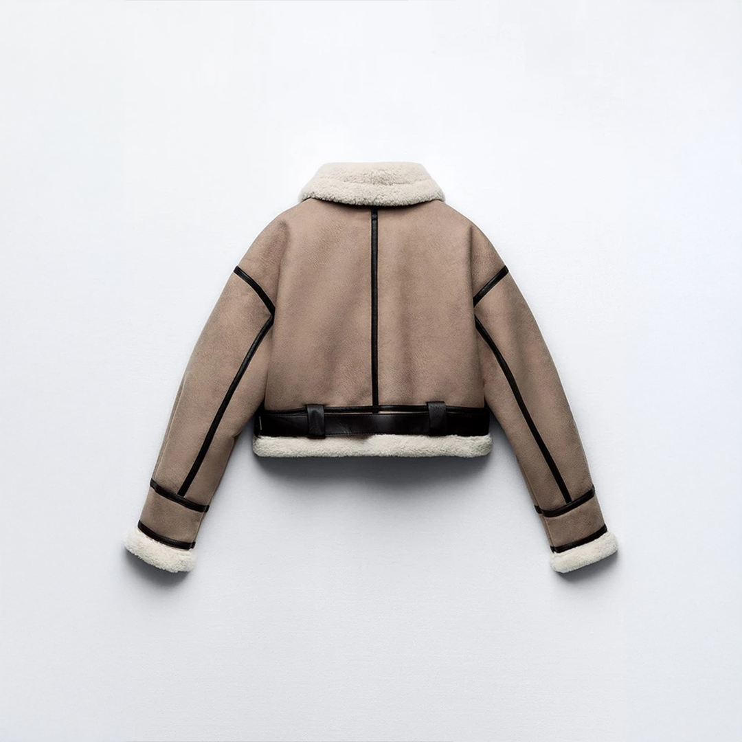 Sophie™ | Belted Zipper Jacket