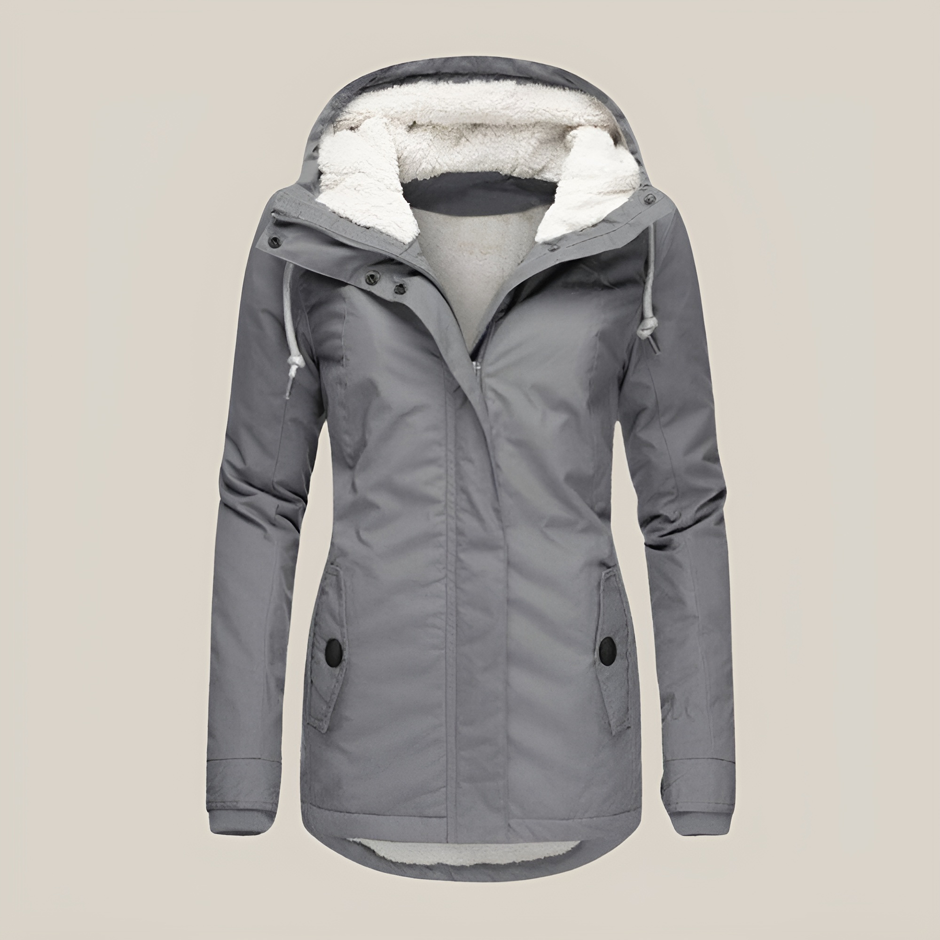 Millie | Padded Jacket Grey / Xs