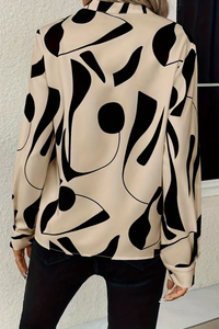 Martha | Abstract Printed Blouse